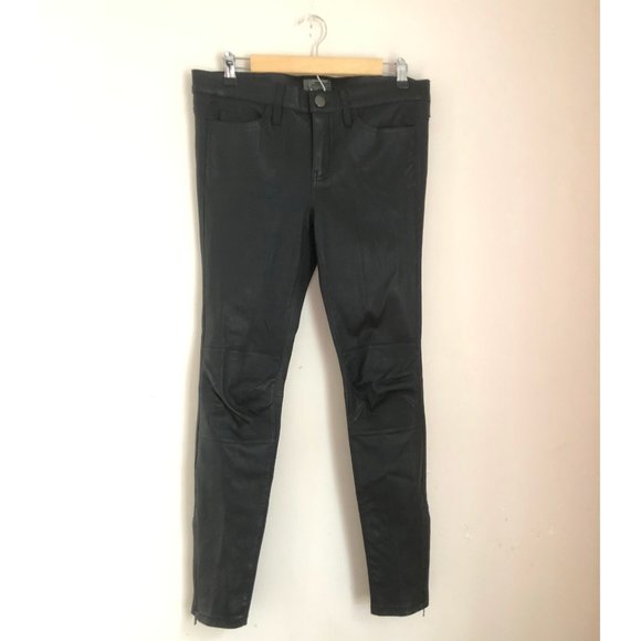 Current/Elliot Revolve black lamb leather pants - Picture 8 of 12